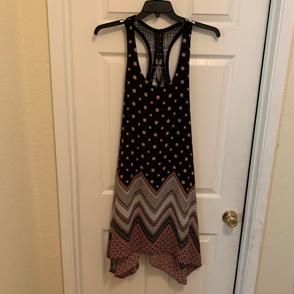 Very cute black floral Flowey dress